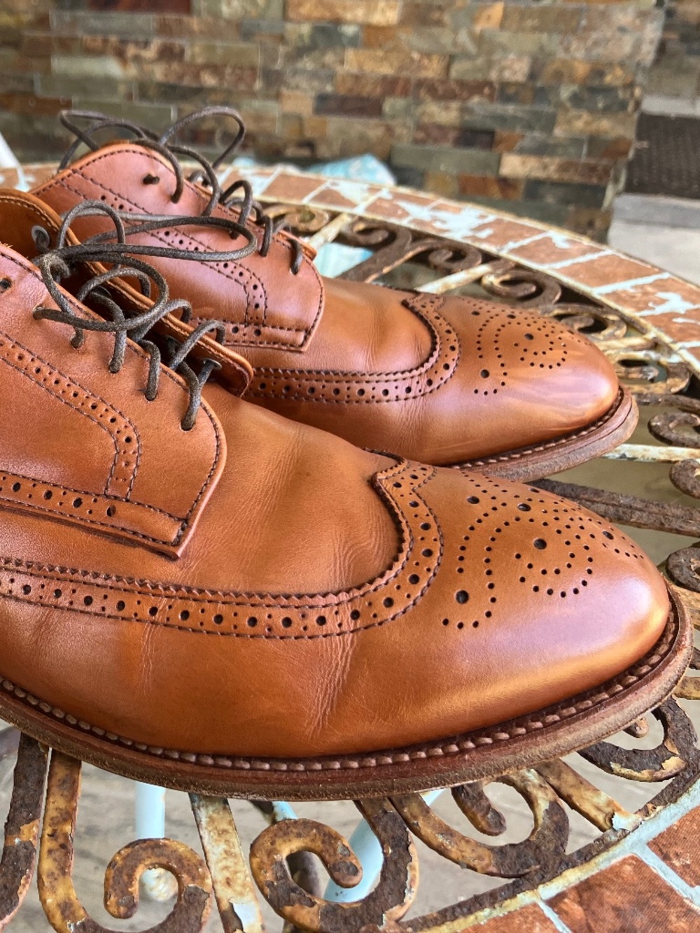 Alden Men’s Shortwing Dress Shoes - Made in USA 10.5